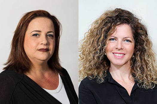 מימין: תמר שקואי, צילום: קרן רפאלי; שירלי מעוז, צילום: דוריאן קרידו